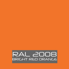 RAL 2008 Bright Red Orange Aerosol Paint